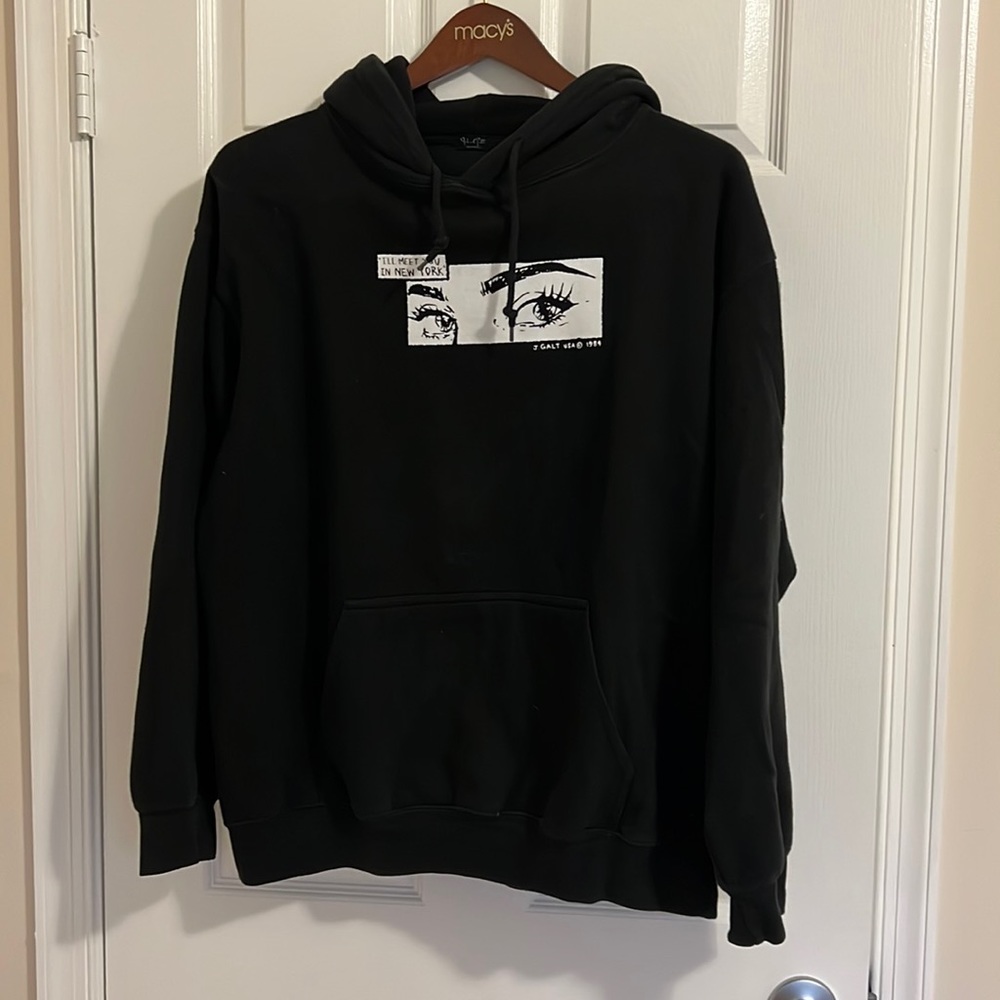 J Galt Black Hoodie